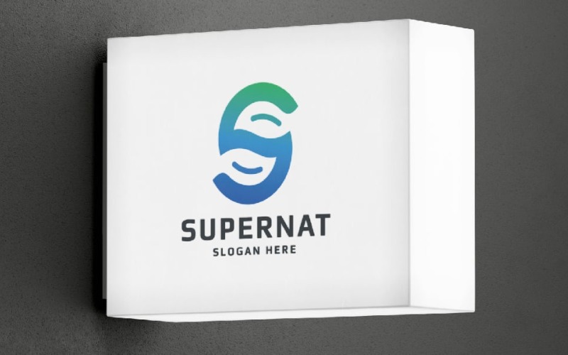 pro super nature letter s logo original