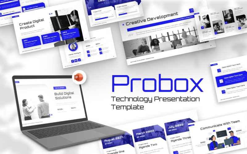 probox technology powerpoint template original