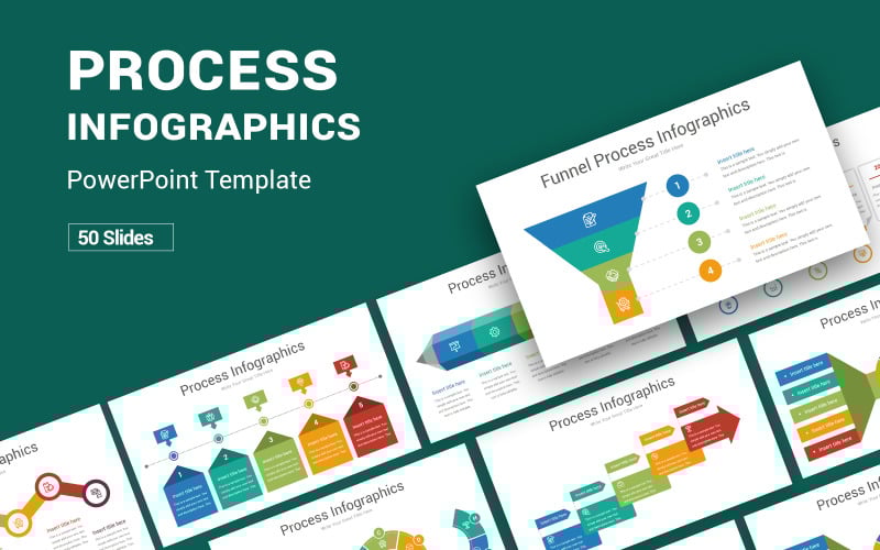 process infographic powerpoint template original
