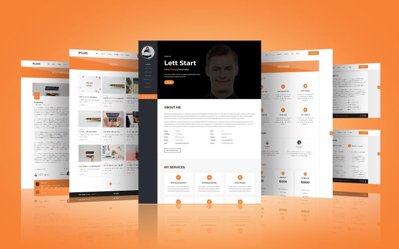procode portfoliocvresume landing page template original