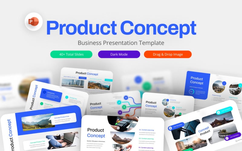 product concept business powerpoint template original