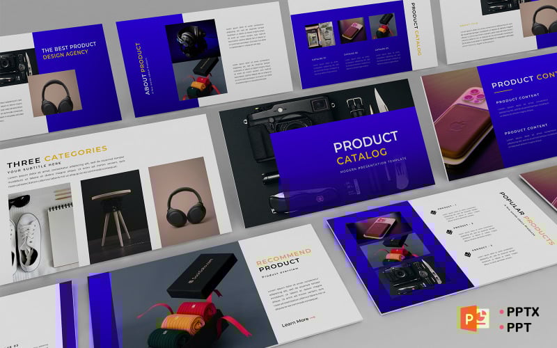 product design product catalog powerpoint presentation template original