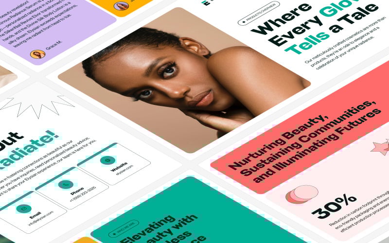 product presentation template elysian original