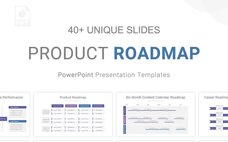 product roadmap powerpoint template original
