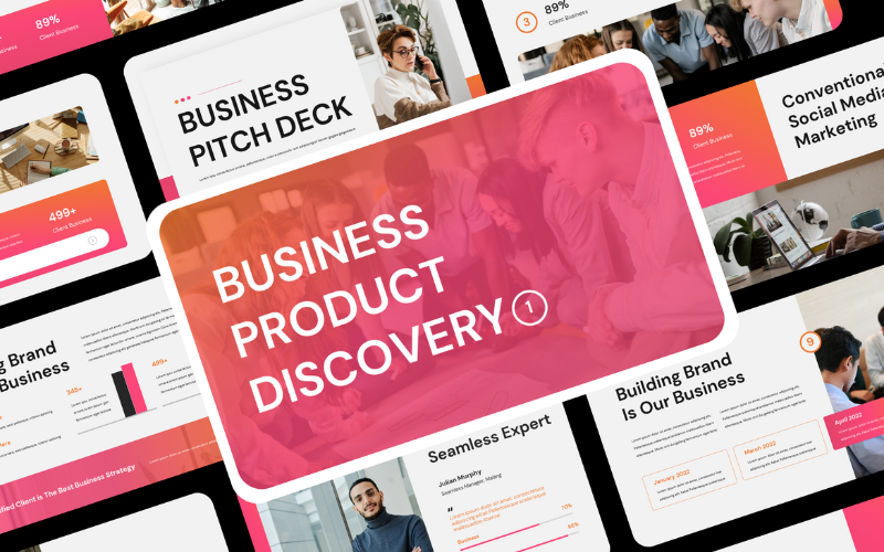 productive business pitch deck presentation original