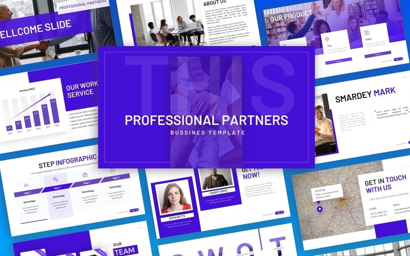 profesional patners bussines presentation template original