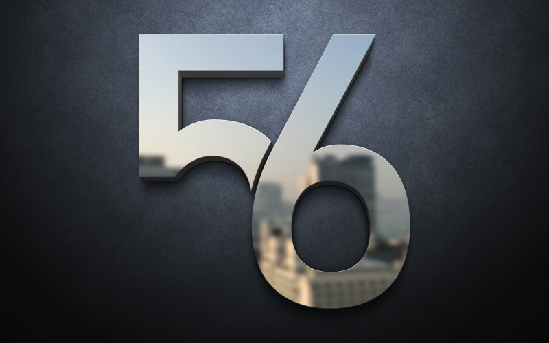 professional number template design original