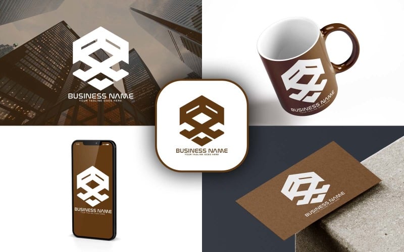 professional bx letter logo design for your business brand identity original