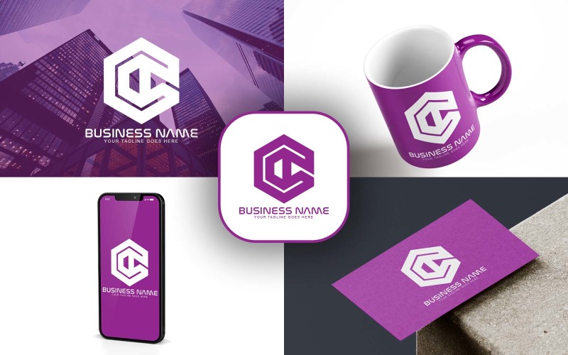 professional ca letter logo design for your business brand identity original