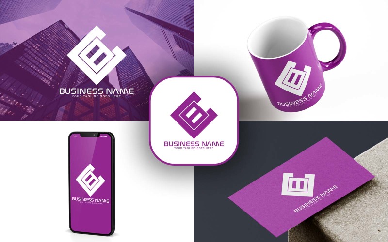 professional cb letter logo design for your business brand identity original