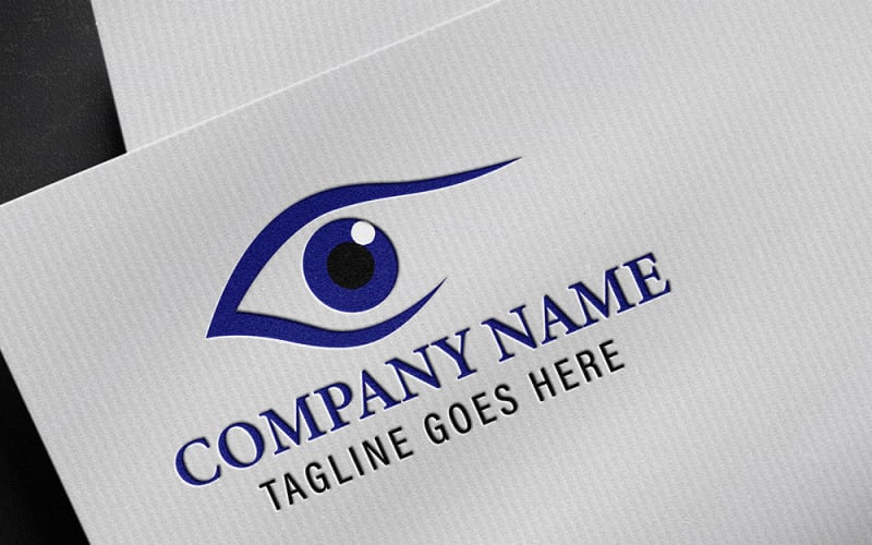 professional eye clinic logo template original