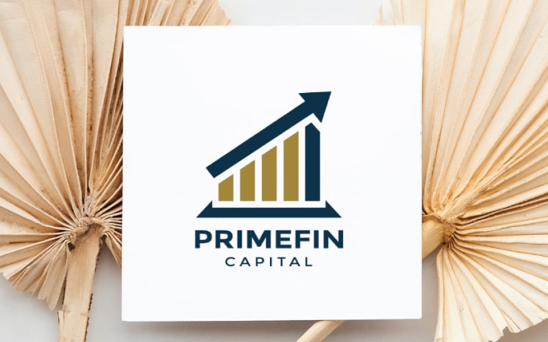 professional financial logo template for investment and wealth management brands original