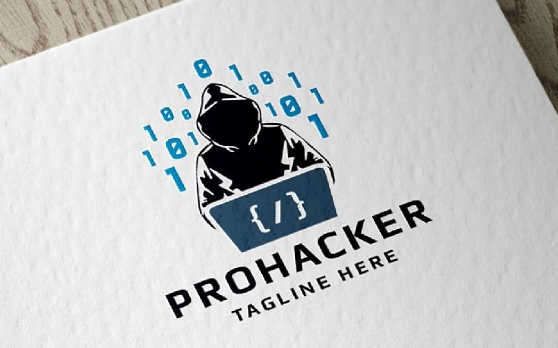 professional hacker pro logo template original