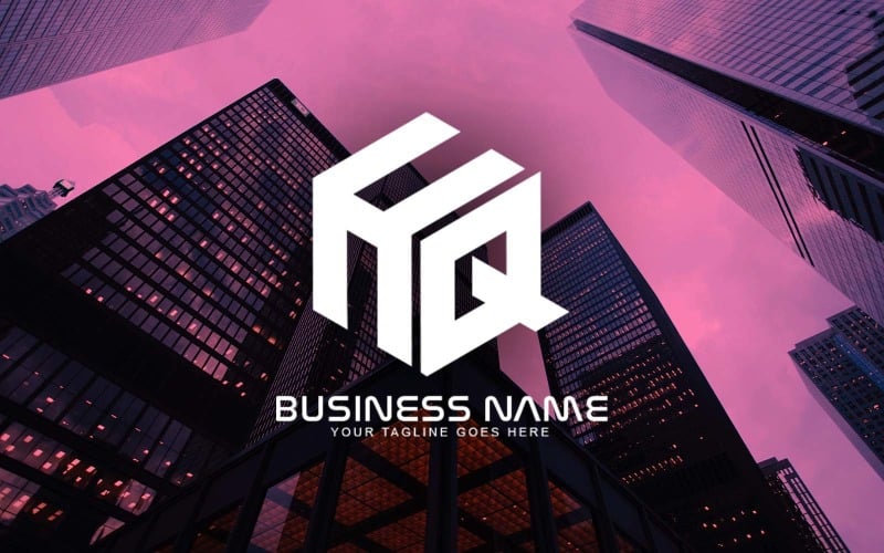professional hq letter logo design for your business brand identity original
