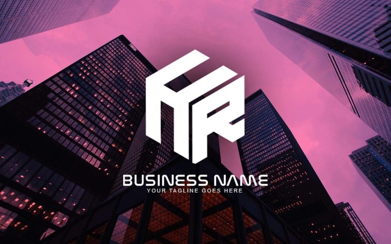 professional hr letter logo design for your business brand identity original