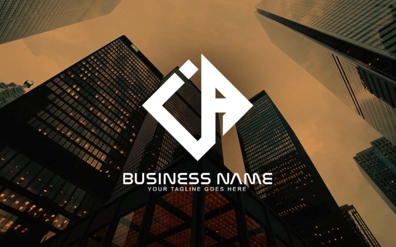 professional ia letter logo design for your business brand identity original