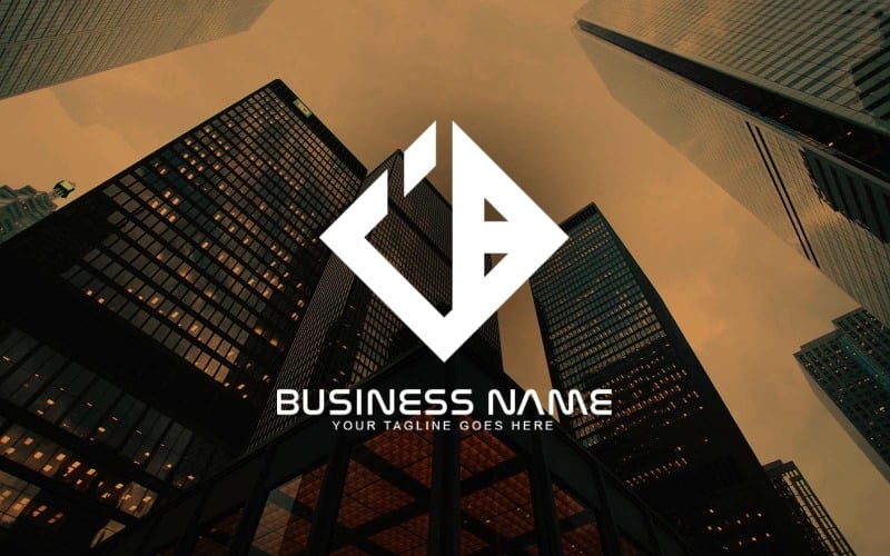 professional ib letter logo design for your business brand identity original