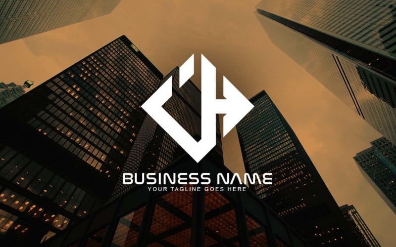 professional ih letter logo design for your business brand identity original