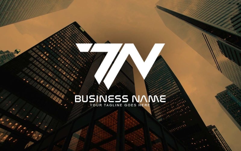 professional in letter logo design for your business brand identity original