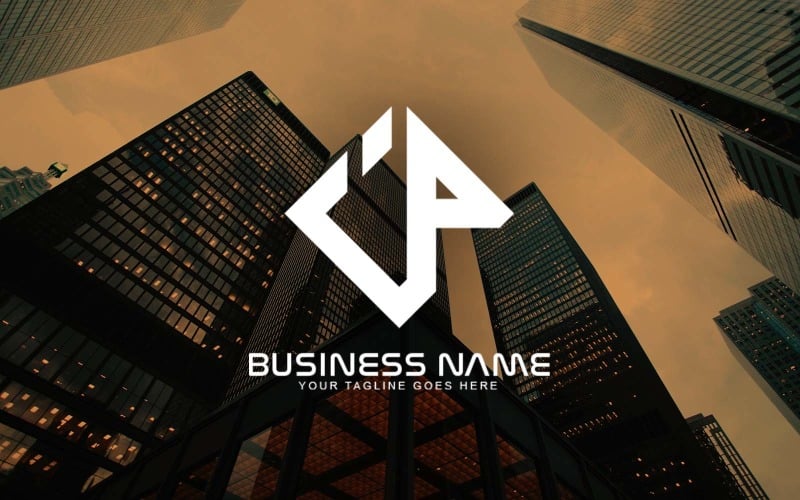 professional ip letter logo design for your business brand identity original