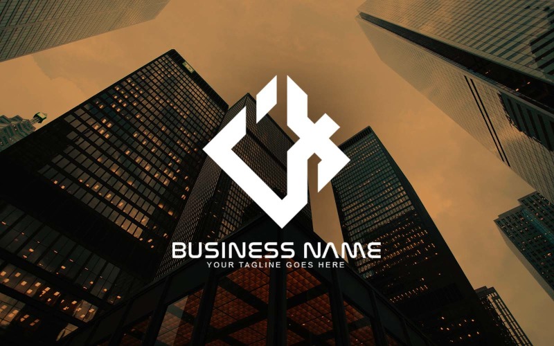 professional ix letter logo design for your business brand identity original