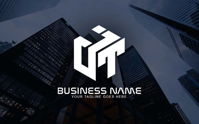professional jt letter logo design for your business brand identity original