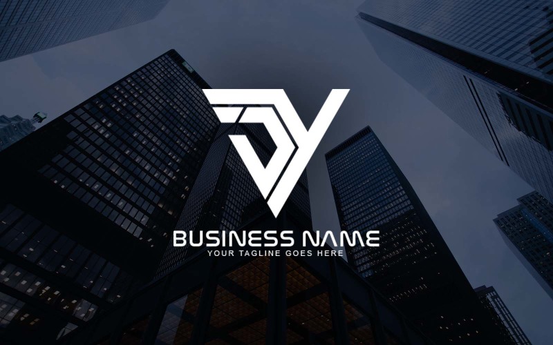 professional jy letter logo design for your business brand identity original