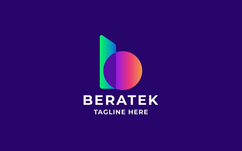 professional letter b beratek logo original