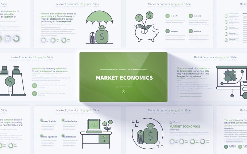 professional market economics powerpoint infographic slides original