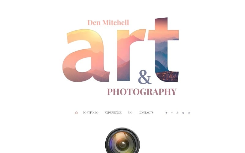 professional photographer joomla template original