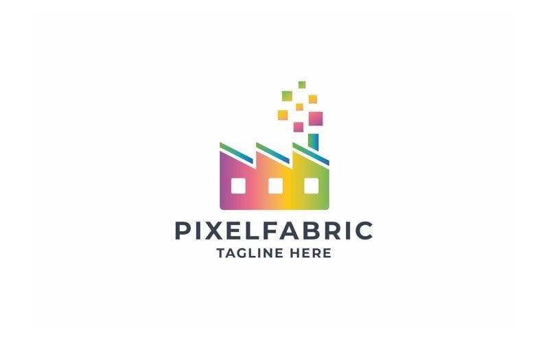 professional pixel fabric logo original