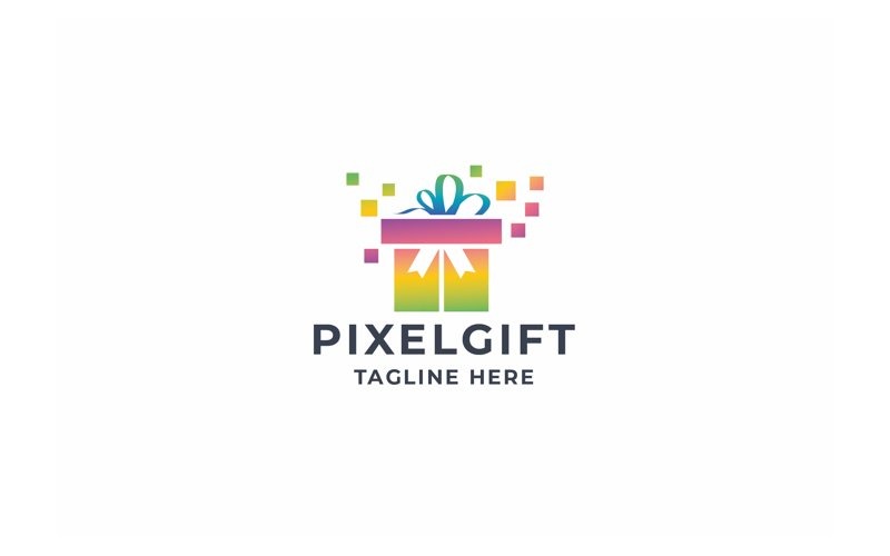 professional pixel gift logo original