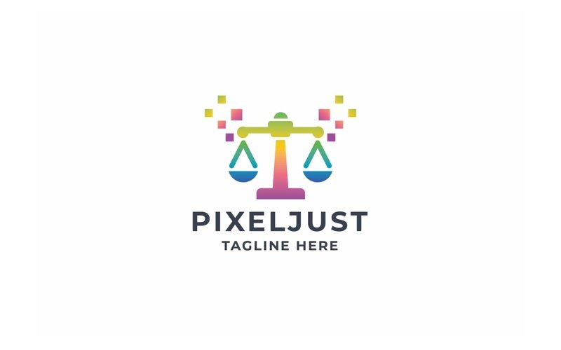 professional pixel justice pro logo original