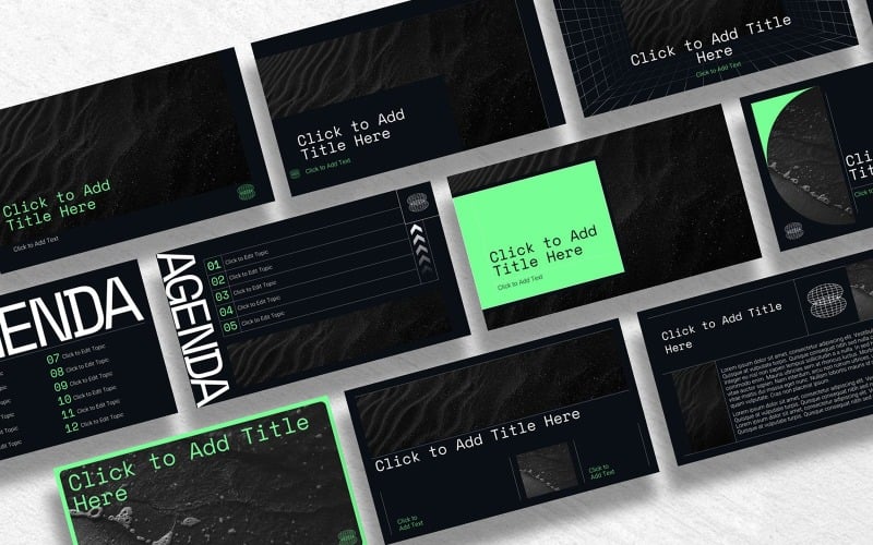 professional powerpoint template multi use original