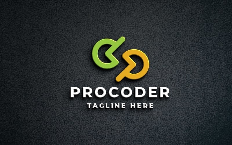 professional programing coder logo template original