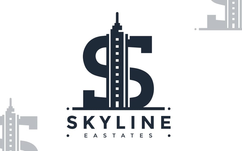 professional realtor branding with s initial logo real estate logo original