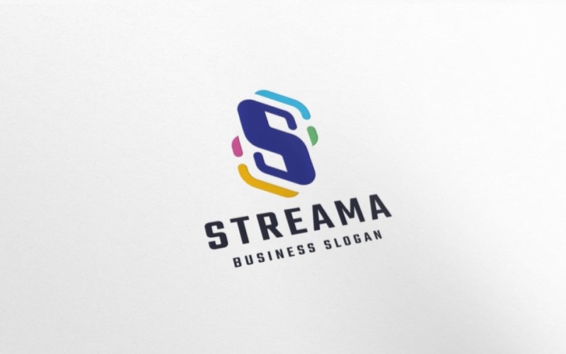 professional stream letter s logo original