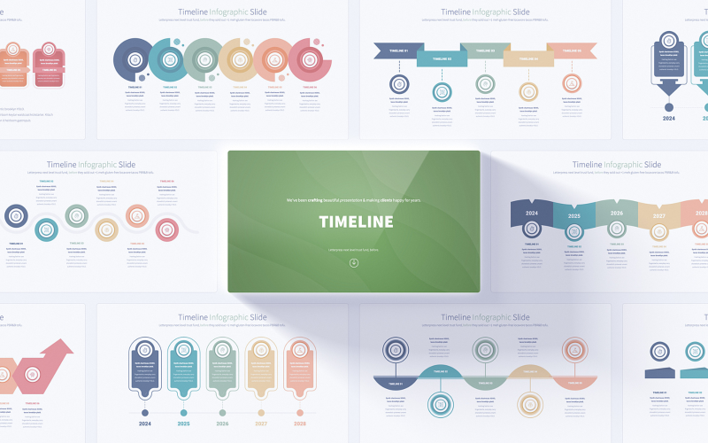 professional timeline powerpoint infographic slides original