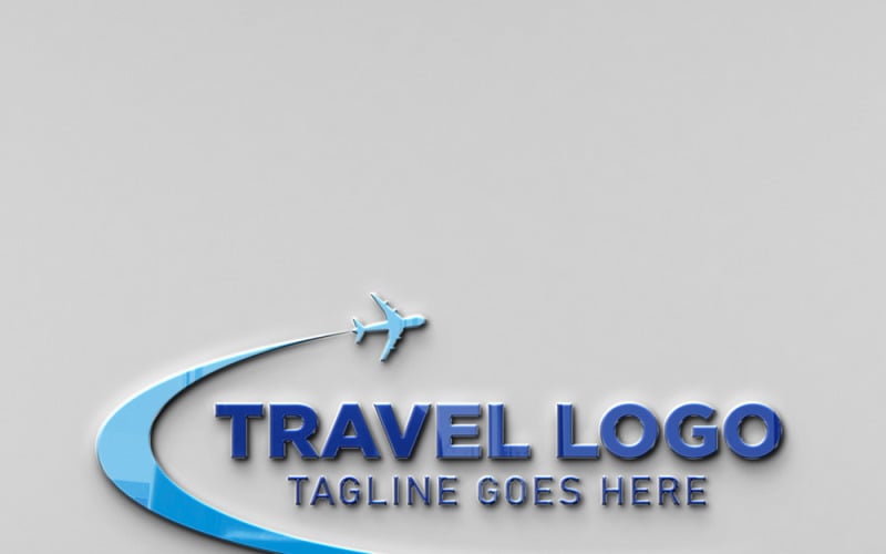 professional travel company logo template original