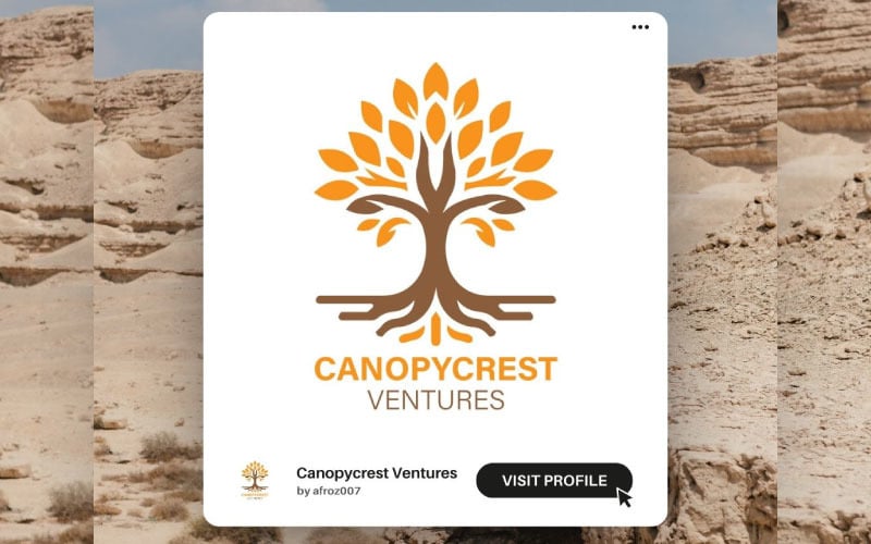 professional tree logo template high quality vector design for branding original