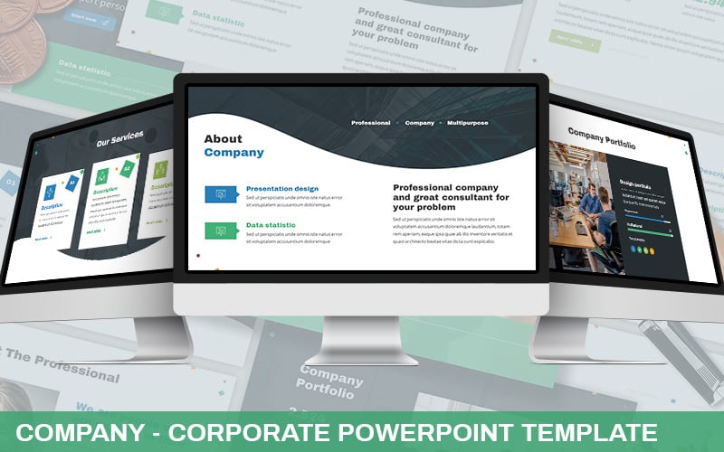proffesa corporate powerpoint template original