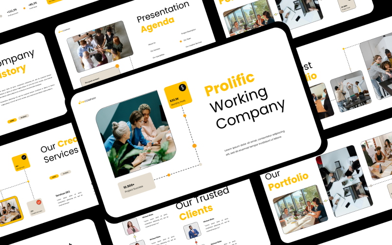 profile business presentation original