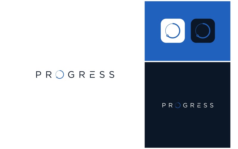 progress process circle loading logo original