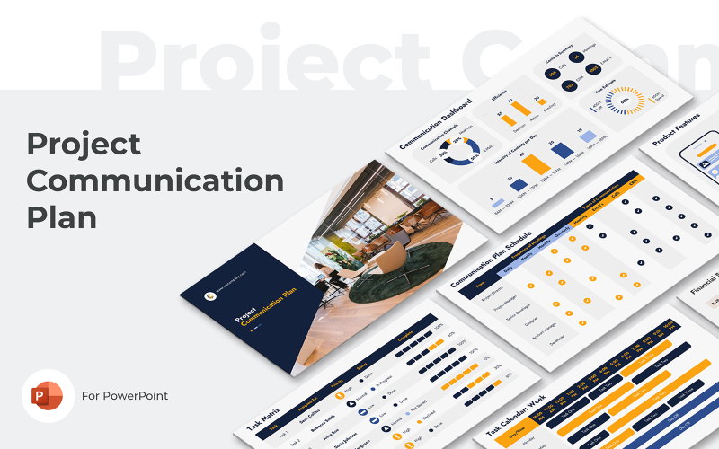 project communication plan powerpoint presentation template original
