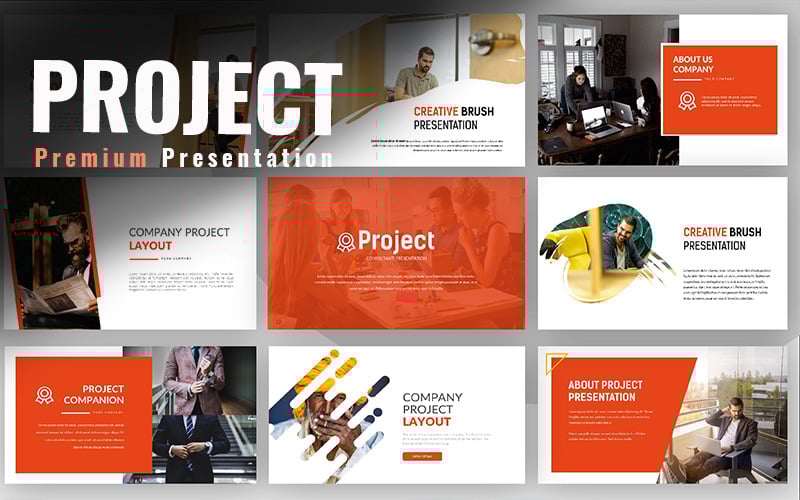 project consultant powerpoint template original