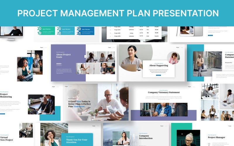 project management plan powerpoint presentation template original