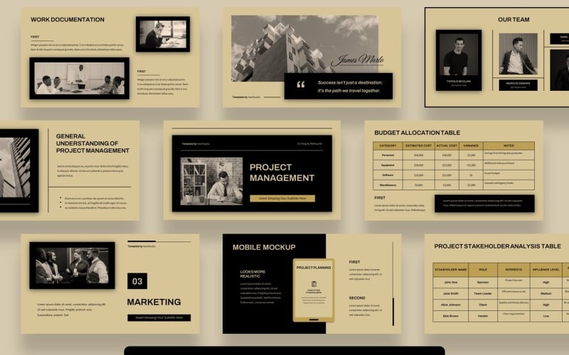 project management powerpoint original