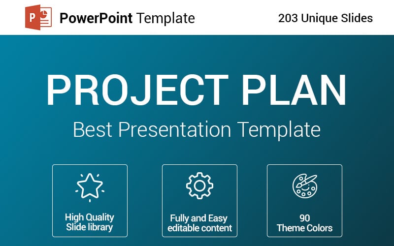 project plan powerpoint template original