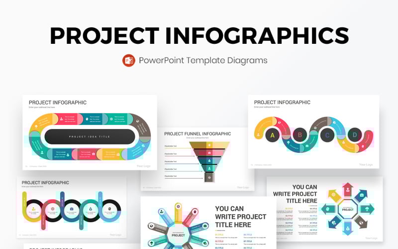 project powerpoint infographics template original