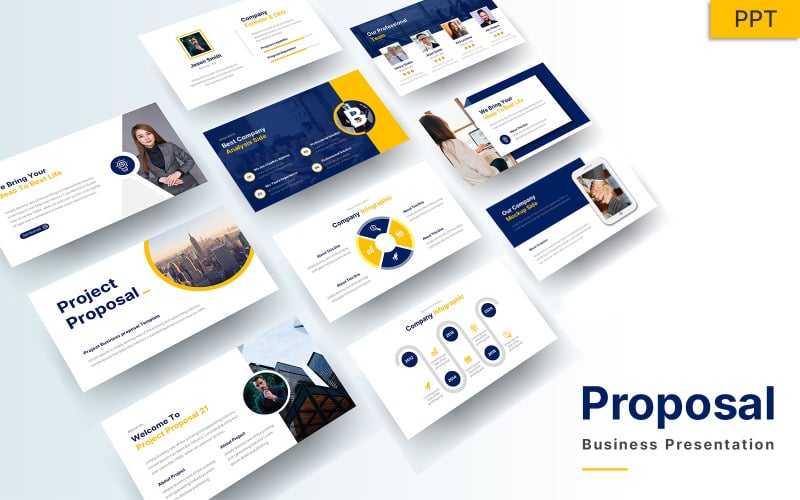 project proposal business presentation template original